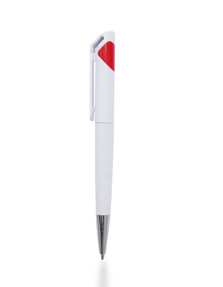 Red Promotional Plastic Pen – Customizable – 140×13mm